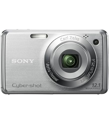 Sony Cyber-shot DSC-W35 Digital Camera - Silver (7.2MP, 3x Optical